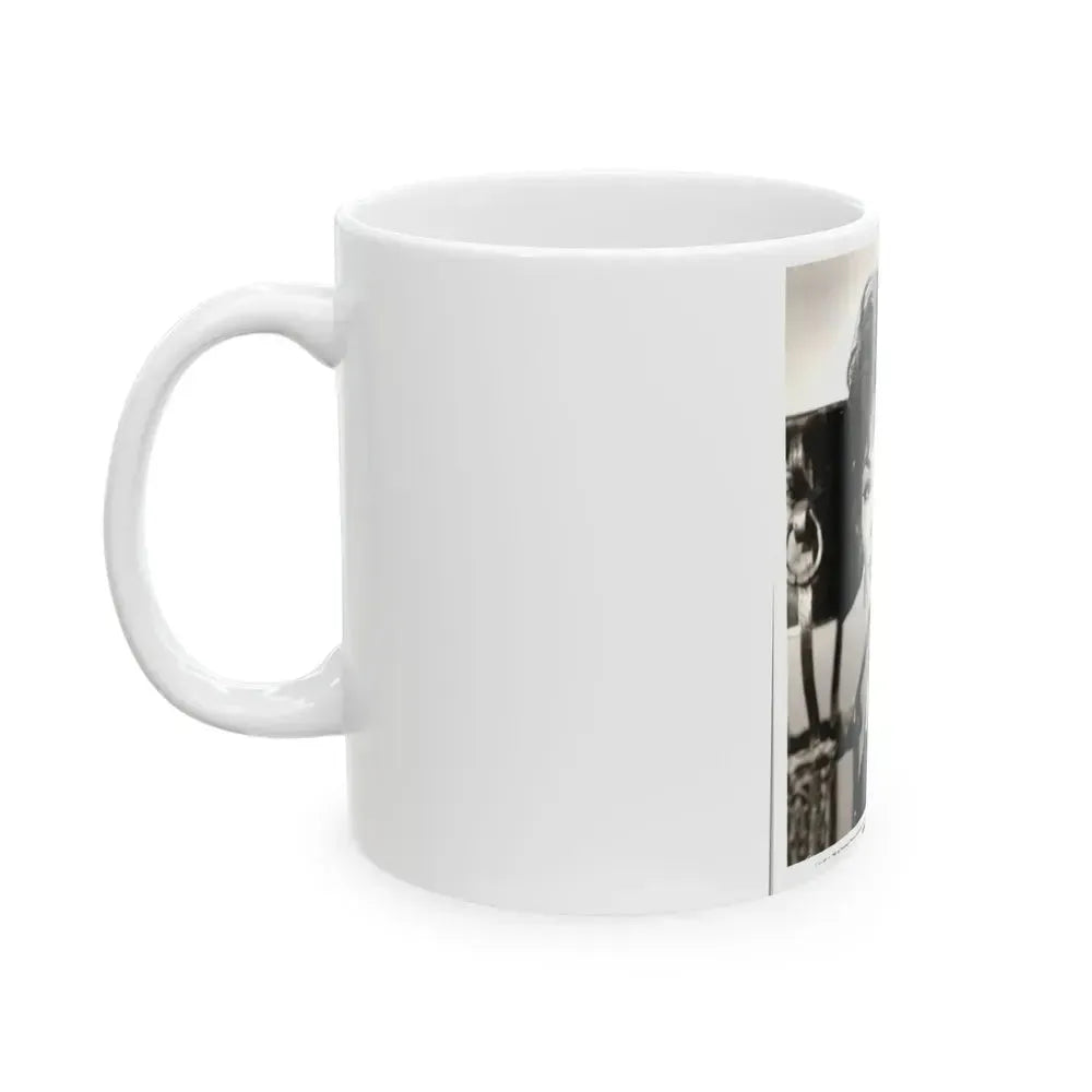 Barbara Rush #44 (Vintage Female Icon) White Coffee Mug - Go Mug Yourself