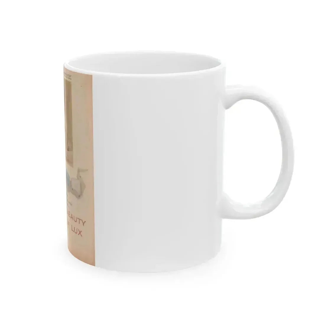 Barbara Rush #49 - Lux Soap Add (Vintage Female Icon) White Coffee Mug - Go Mug Yourself