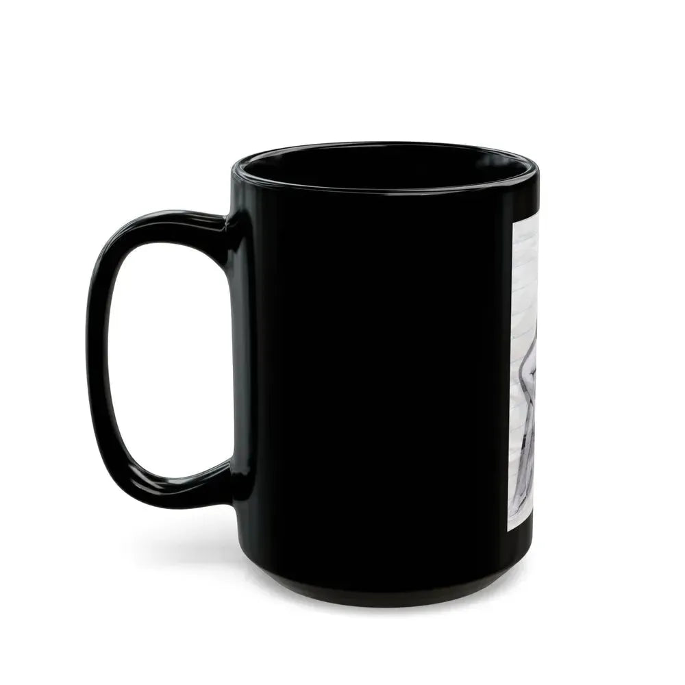 Barbara Rush #54 (Vintage Female Icon) Black Coffee Mug - Go Mug Yourself