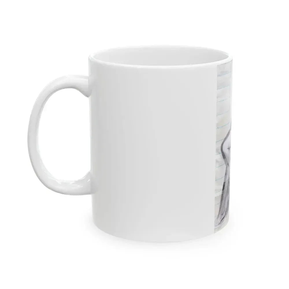 Barbara Rush #54 (Vintage Female Icon) White Coffee Mug - Go Mug Yourself