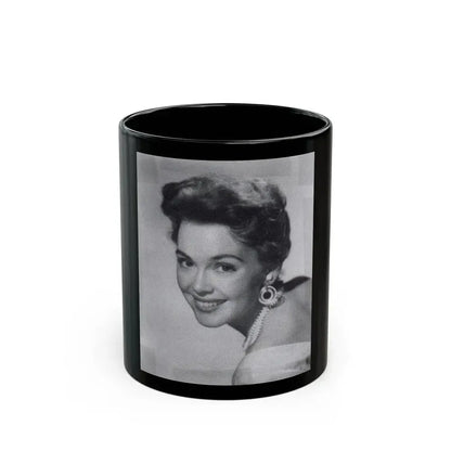 Barbara Rush #55 (Vintage Female Icon) Black Coffee Mug 11oz - Go Mug Yourself
