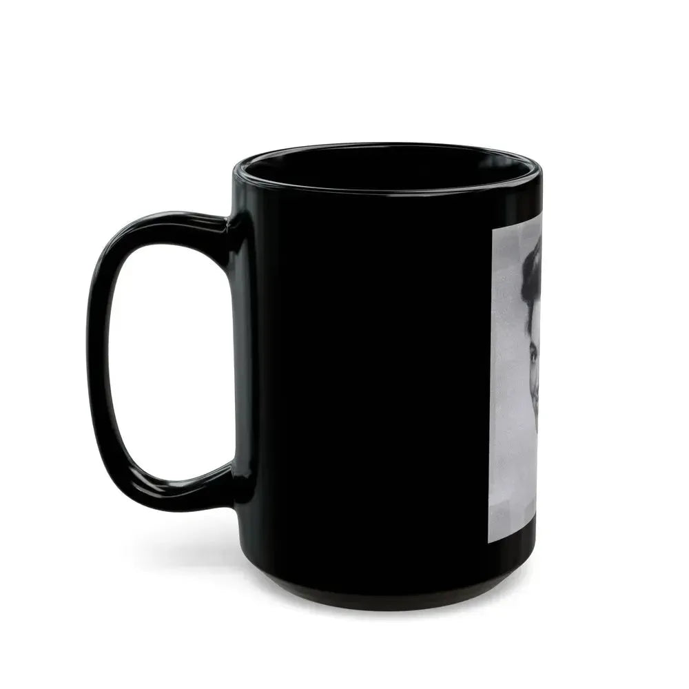 Barbara Rush #55 (Vintage Female Icon) Black Coffee Mug - Go Mug Yourself