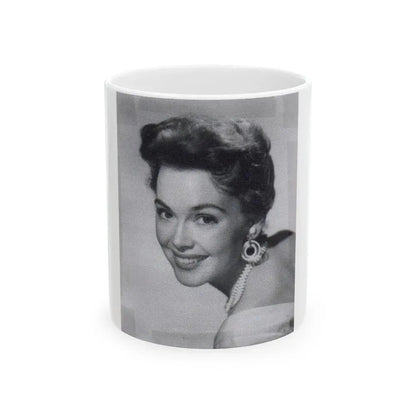 Barbara Rush #55 (Vintage Female Icon) White Coffee Mug 11oz - Go Mug Yourself