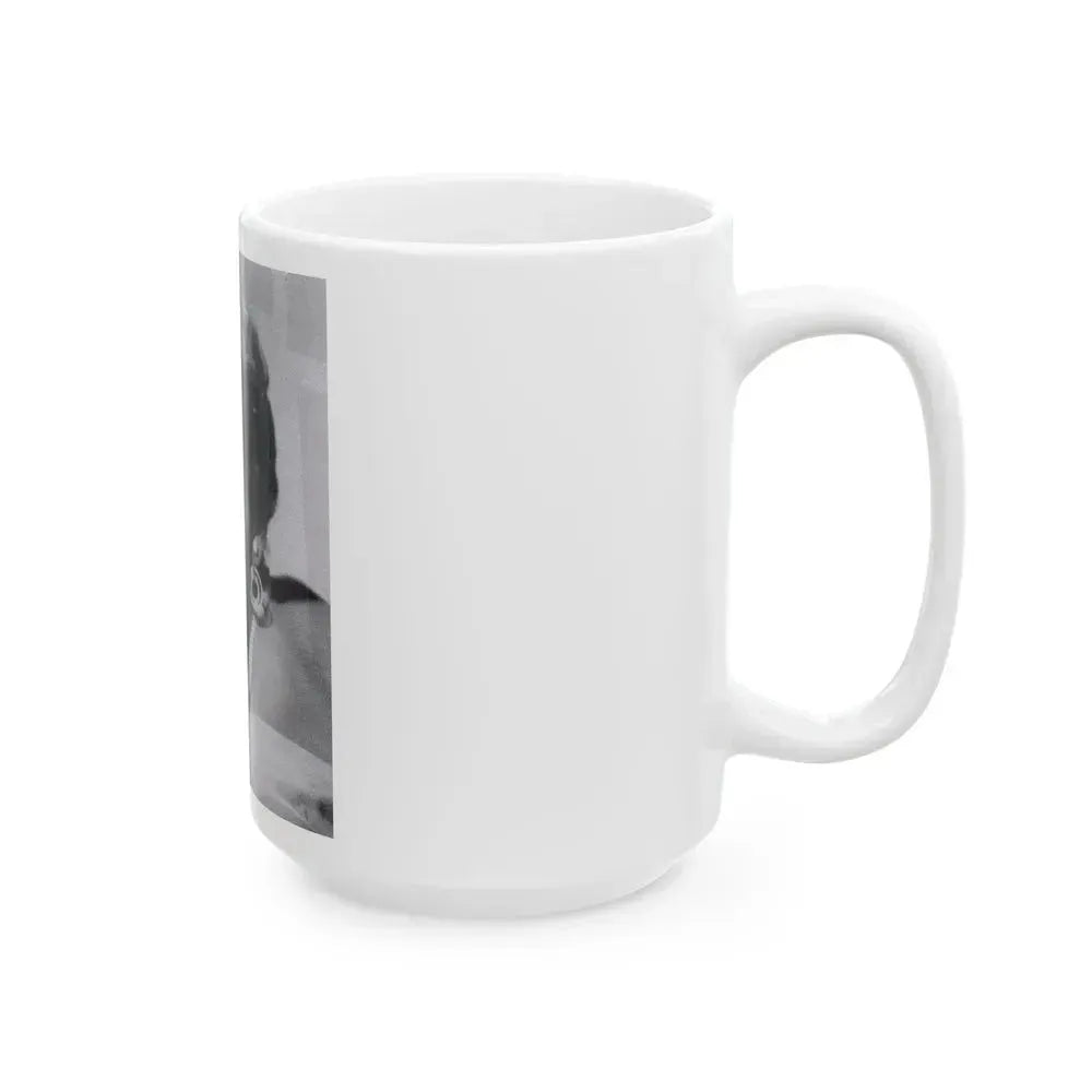 Barbara Rush #55 (Vintage Female Icon) White Coffee Mug - Go Mug Yourself