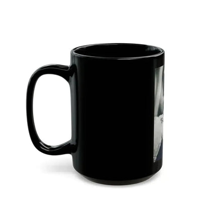 Barbara Rush #62 (Vintage Female Icon) Black Coffee Mug - Go Mug Yourself