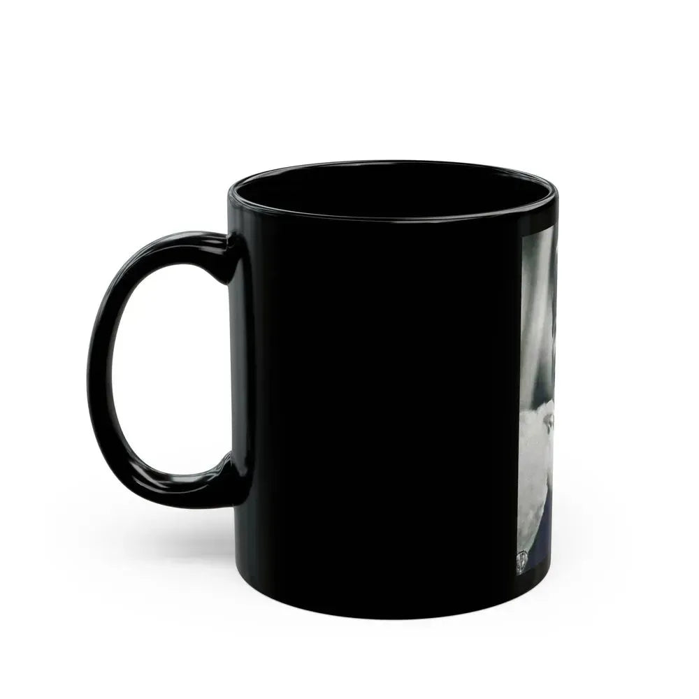 Barbara Rush #62 (Vintage Female Icon) Black Coffee Mug - Go Mug Yourself
