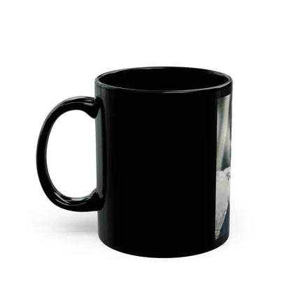Barbara Rush #62 (Vintage Female Icon) Black Coffee Mug - Go Mug Yourself