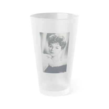 Barbara Rush #62 (Vintage Female Icon) Frosted Pint Glass 16oz-16oz-Frosted-Go Mug Yourself