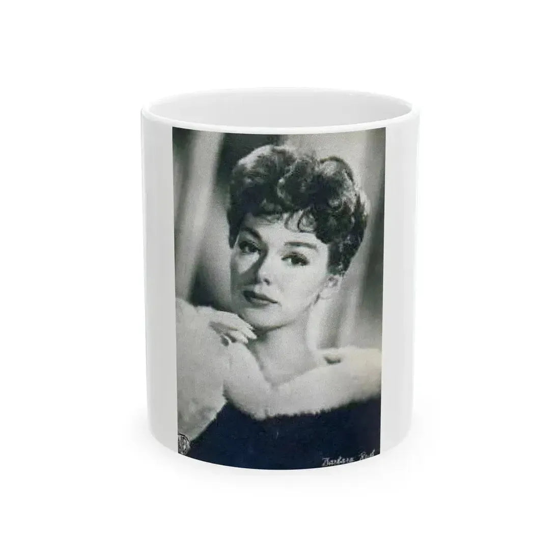 Barbara Rush #62 (Vintage Female Icon) White Coffee Mug 11oz - Go Mug Yourself