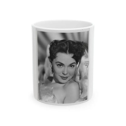 Barbara Rush #63 (Vintage Female Icon) White Coffee Mug-11oz-Go Mug Yourself