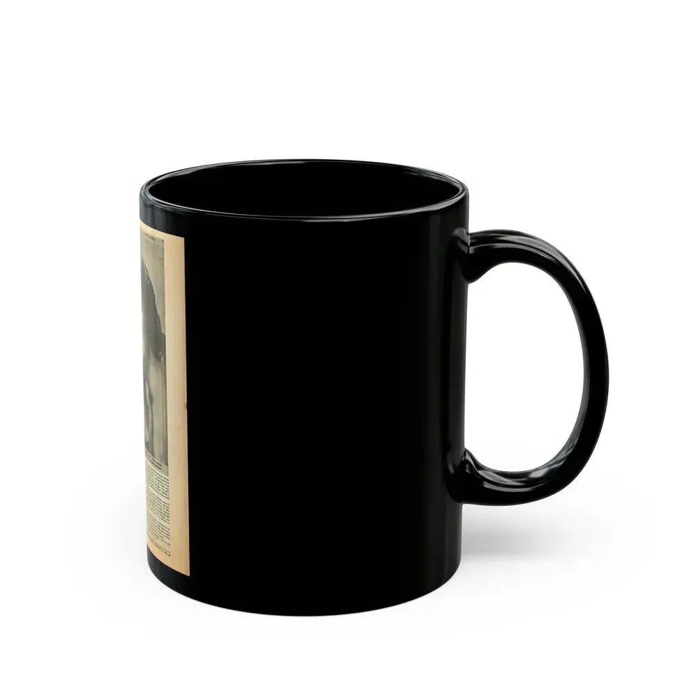Barbara Rush #67 - Add (Vintage Female Icon) Black Coffee Mug - Go Mug Yourself