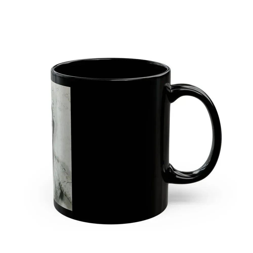 Barbara Rush #71 (Vintage Female Icon) Black Coffee Mug - Go Mug Yourself