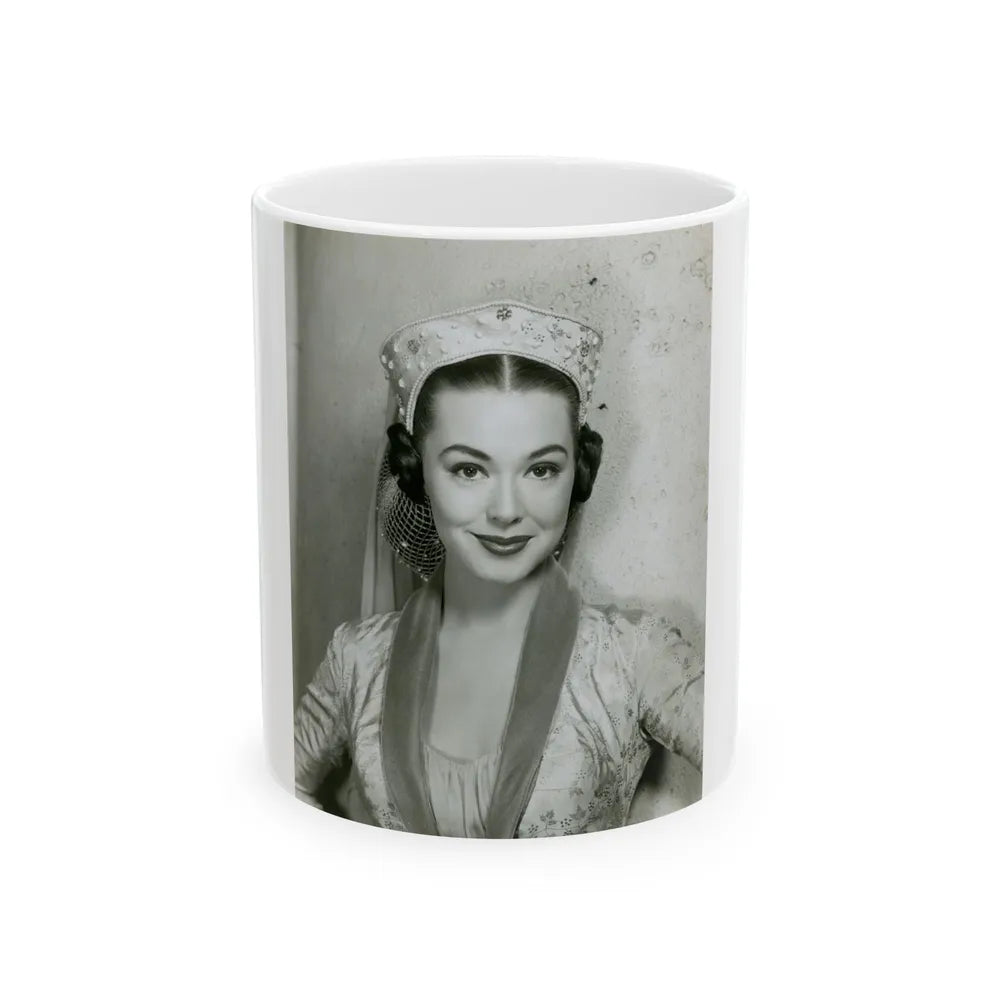 Barbara Rush #71 (Vintage Female Icon) White Coffee Mug-11oz-Go Mug Yourself