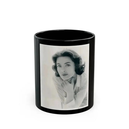 Barbara Rush #75 (Vintage Female Icon) Black Coffee Mug 11oz - Go Mug Yourself