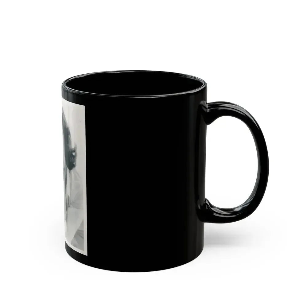 Barbara Rush #75 (Vintage Female Icon) Black Coffee Mug - Go Mug Yourself