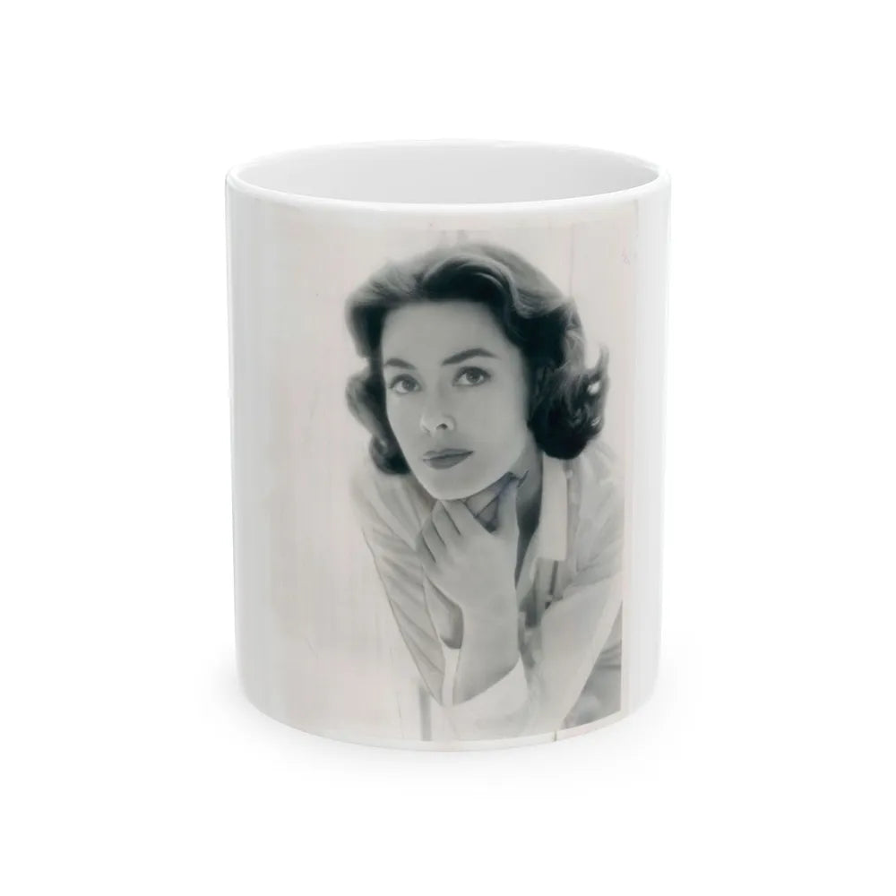 Barbara Rush #75 (Vintage Female Icon) White Coffee Mug-11oz-Go Mug Yourself