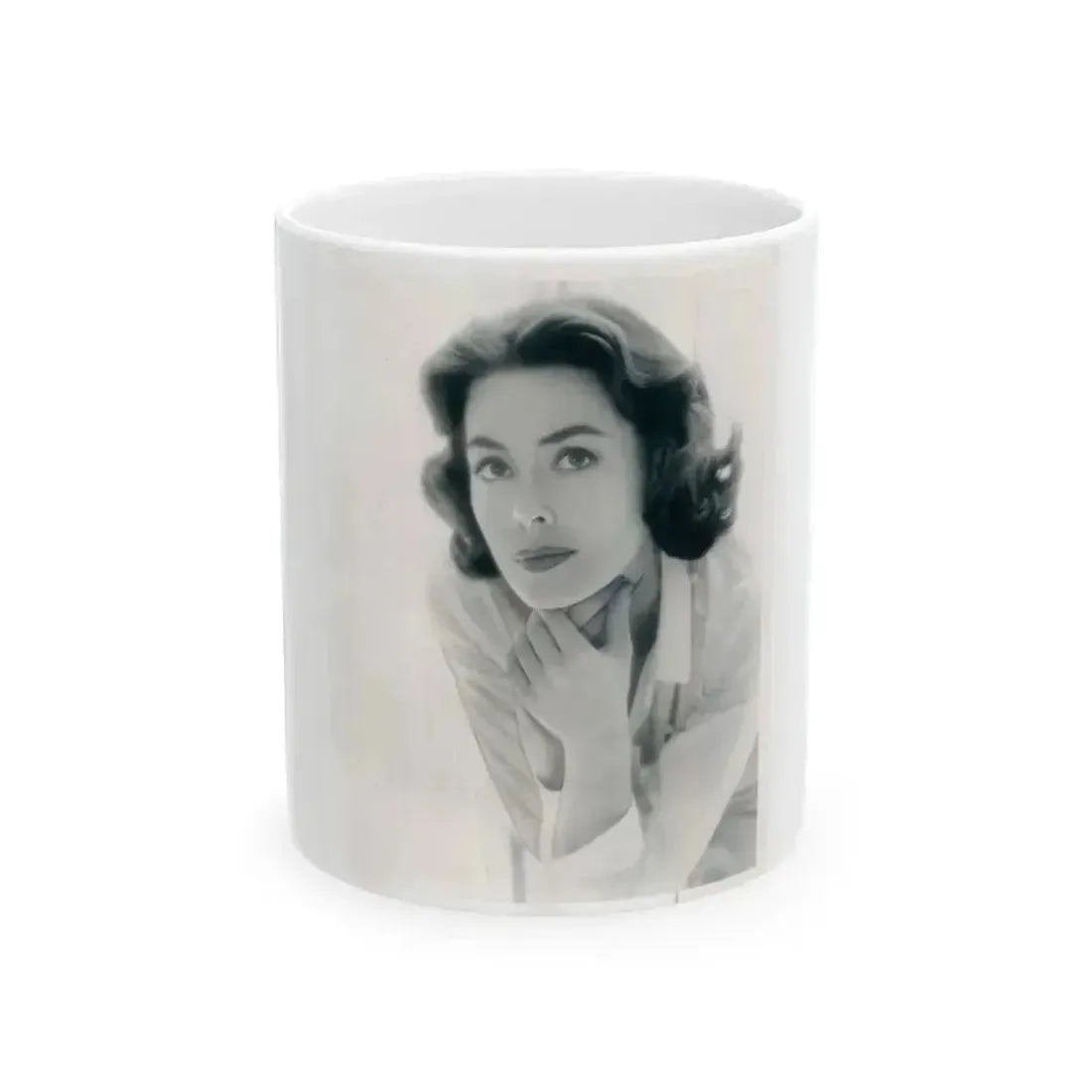Barbara Rush #75 (Vintage Female Icon) White Coffee Mug 11oz - Go Mug Yourself