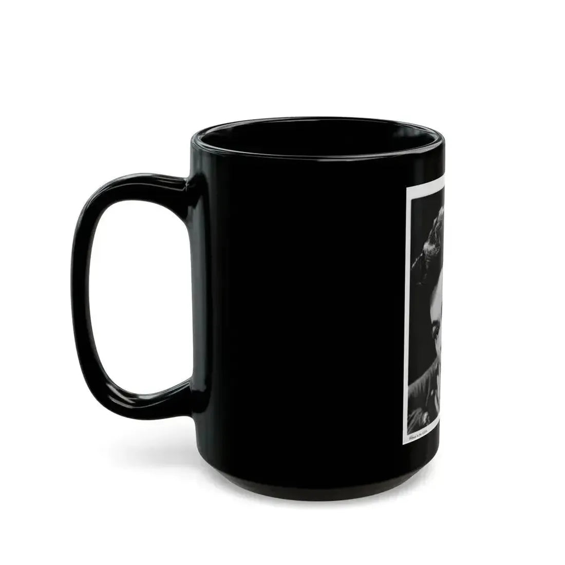 Barbara Rush #85 (Vintage Female Icon) Black Coffee Mug - Go Mug Yourself