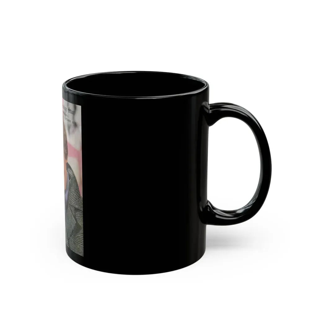 Barbara Rush #86 - T.V. Guide Mag. Cover (Vintage Female Icon) Black Coffee Mug - Go Mug Yourself