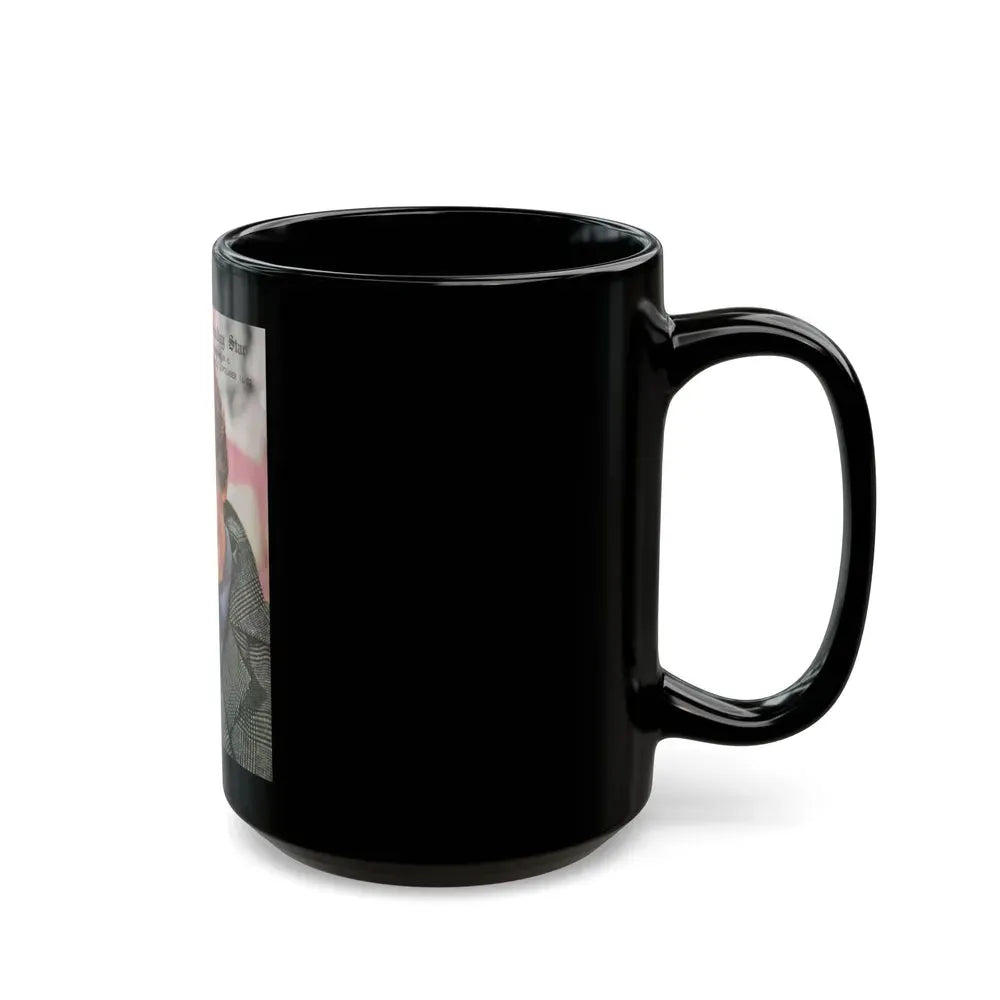 Barbara Rush #86 - T.V. Guide Mag. Cover (Vintage Female Icon) Black Coffee Mug - Go Mug Yourself