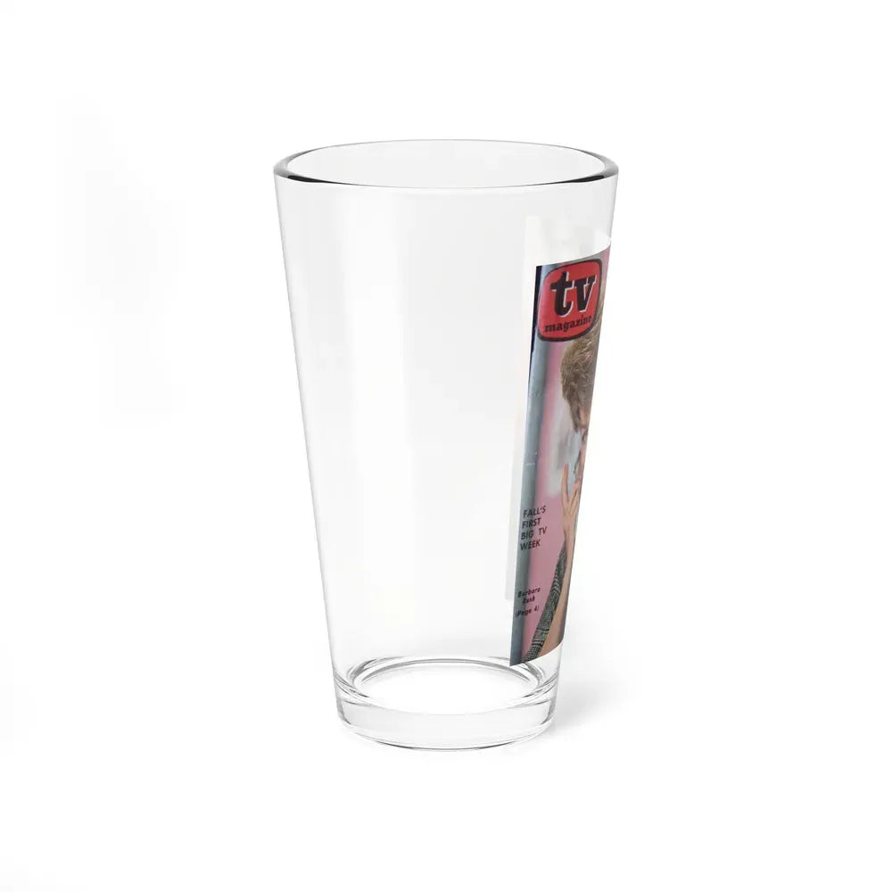 Barbara Rush #86 - T.V. Guide Mag. Cover (Vintage Female Icon) Pint Glass 16oz - Go Mug Yourself