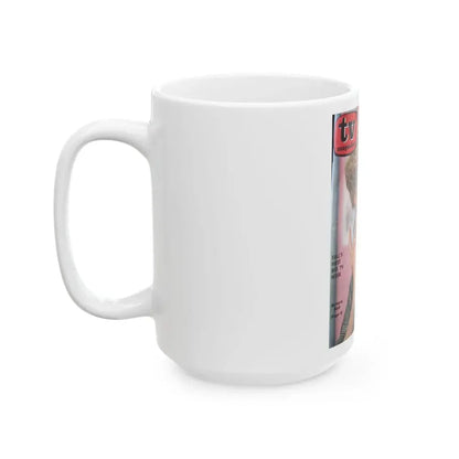 Barbara Rush #86 - T.V. Guide Mag. Cover (Vintage Female Icon) White Coffee Mug - Go Mug Yourself