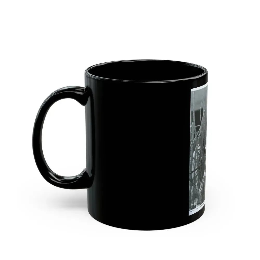 Barbara Rush #93 (Vintage Female Icon) Black Coffee Mug - Go Mug Yourself