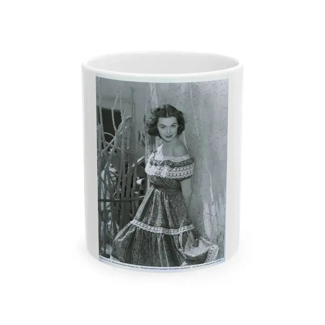 Barbara Rush #93 (Vintage Female Icon) White Coffee Mug 11oz - Go Mug Yourself