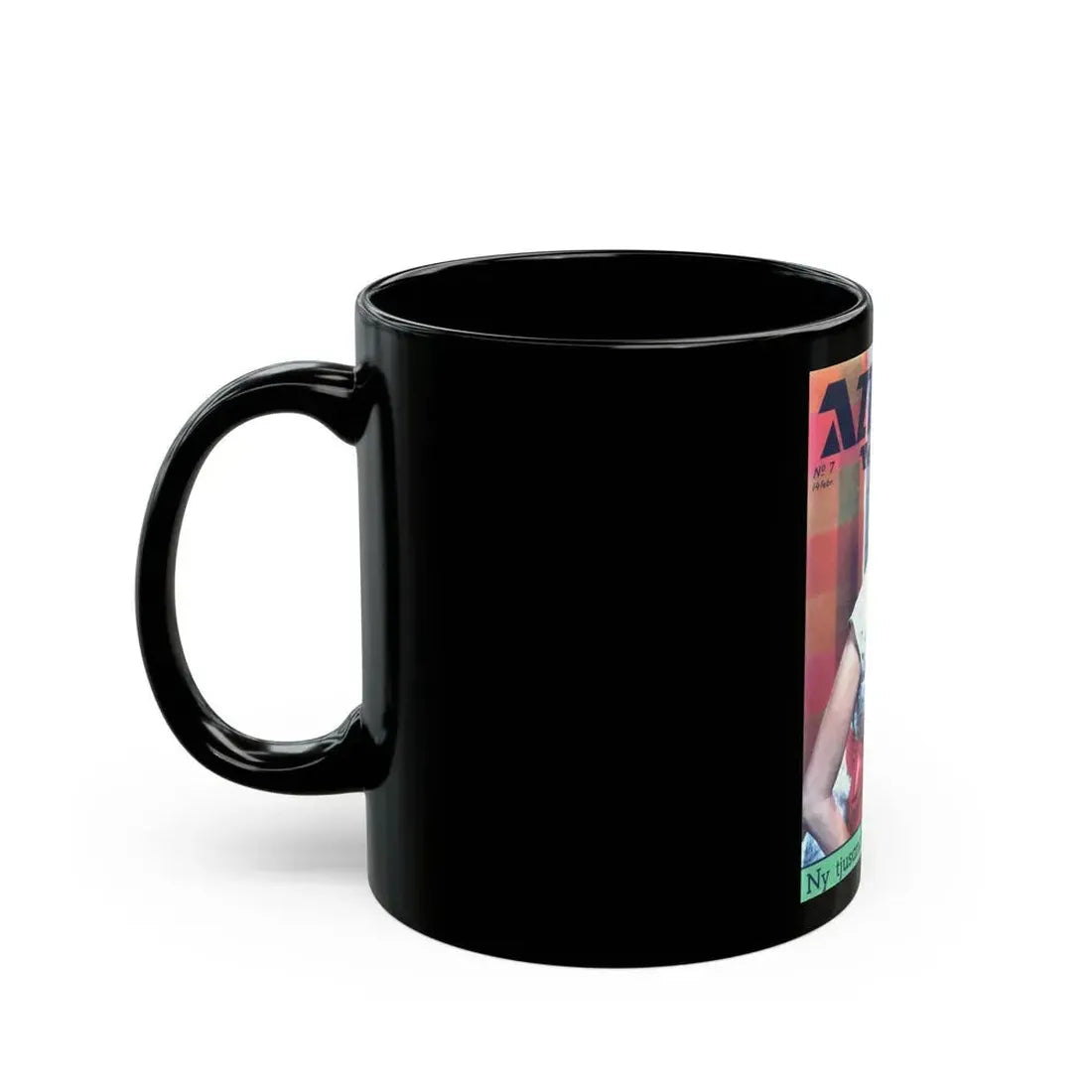 Barbara Rush #94 - Mag. Cover (Vintage Female Icon) Black Coffee Mug - Go Mug Yourself