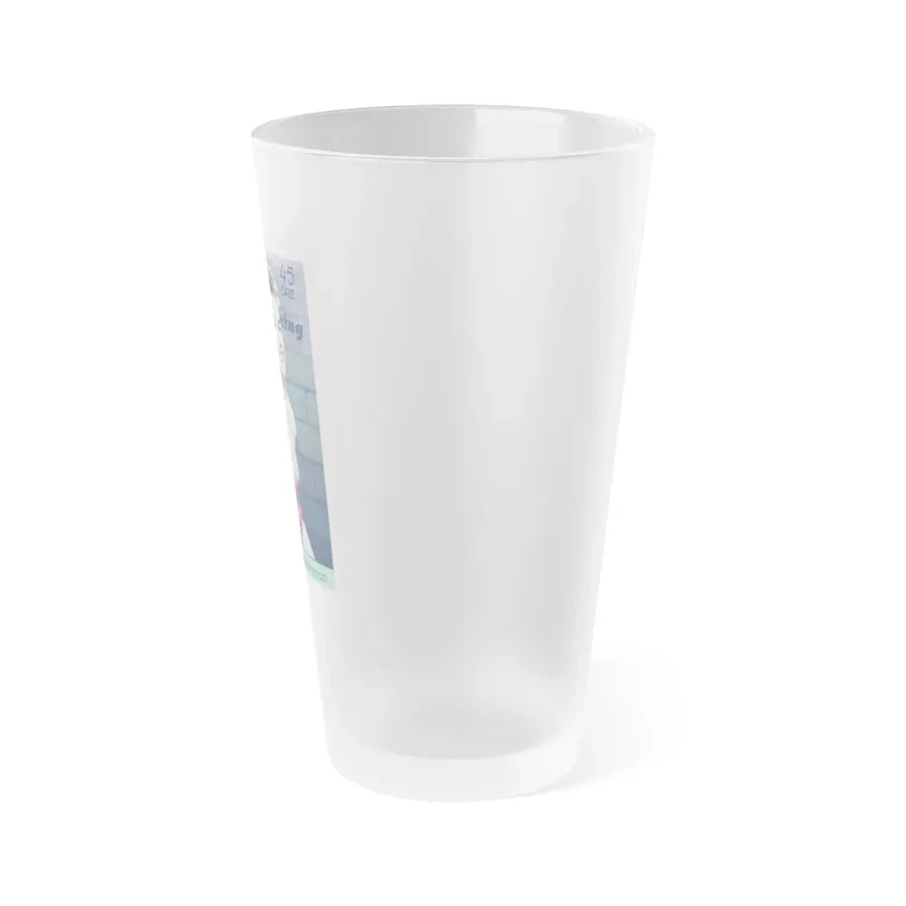 Barbara Rush #94 - Mag. Cover (Vintage Female Icon) Frosted Pint Glass 16oz - Go Mug Yourself