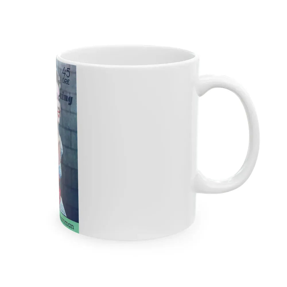 Barbara Rush #94 - Mag. Cover (Vintage Female Icon) White Coffee Mug - Go Mug Yourself