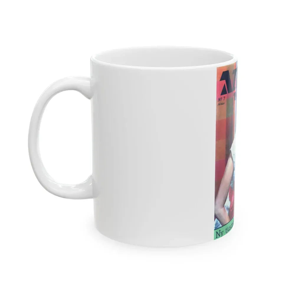 Barbara Rush #94 - Mag. Cover (Vintage Female Icon) White Coffee Mug - Go Mug Yourself