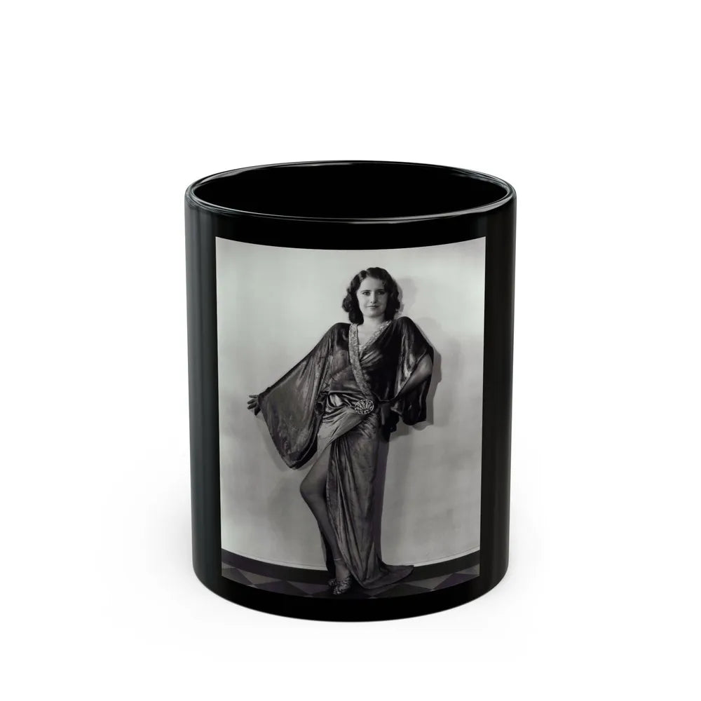 Barbara Stanwyck #10 (Vintage Female Icon) Black Coffee Mug-11oz-Go Mug Yourself