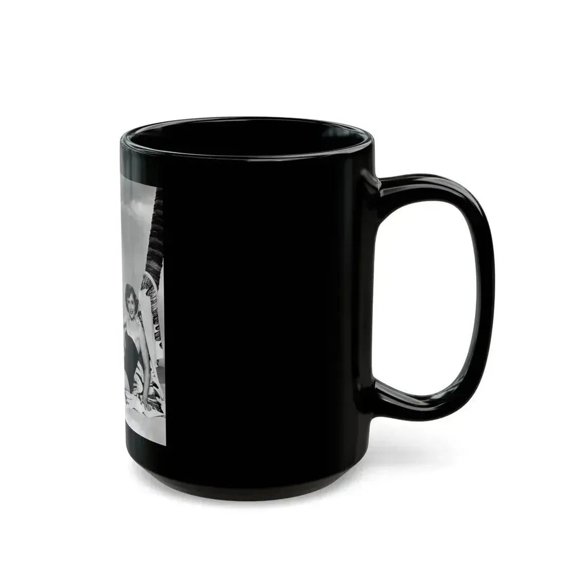 Barbara Stanwyck #151 (Vintage Female Icon) Black Coffee Mug - Go Mug Yourself
