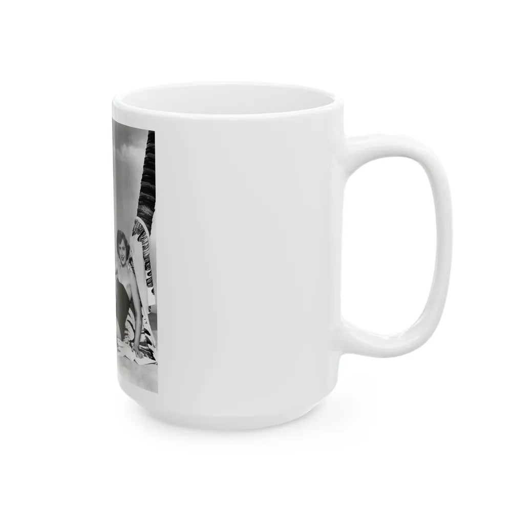 Barbara Stanwyck #151 (Vintage Female Icon) White Coffee Mug-Go Mug Yourself