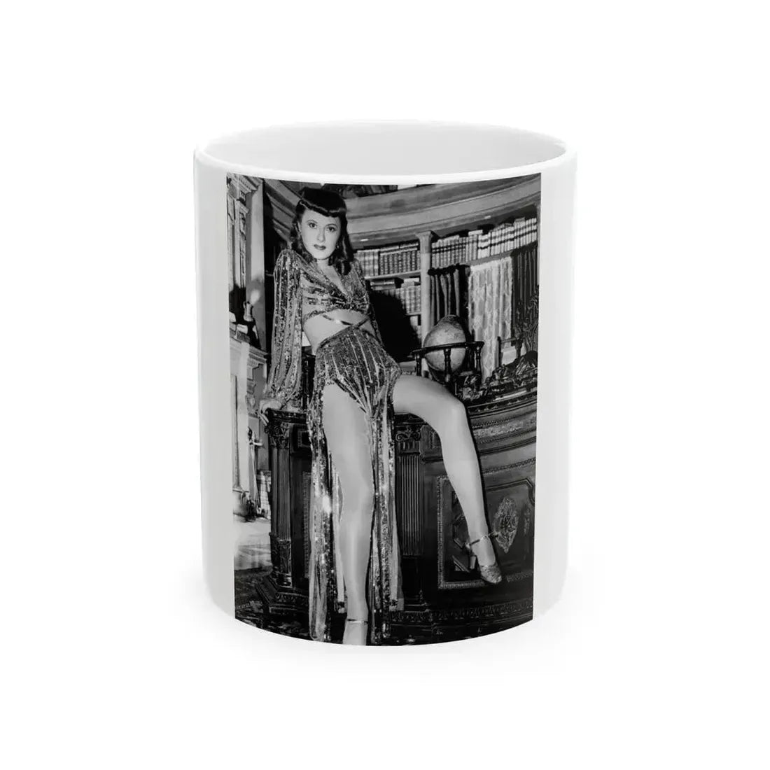 Barbara Stanwyck #152 (Vintage Female Icon) White Coffee Mug 11oz - Go Mug Yourself
