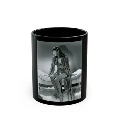 Barbara Stanwyck #153 (Vintage Female Icon) Black Coffee Mug 11oz - Go Mug Yourself