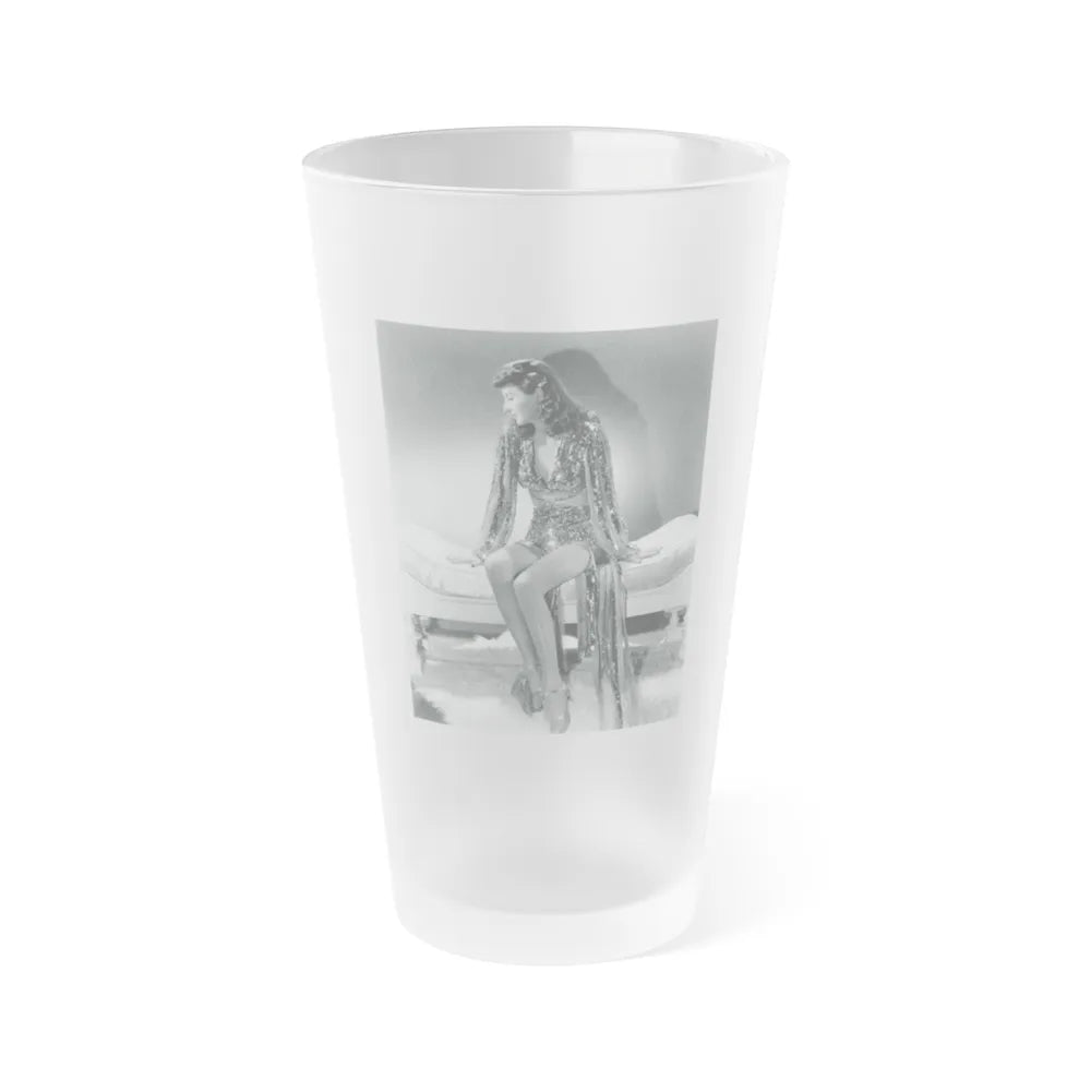 Barbara Stanwyck #153 (Vintage Female Icon) Frosted Pint Glass 16oz-16oz-Frosted-Go Mug Yourself