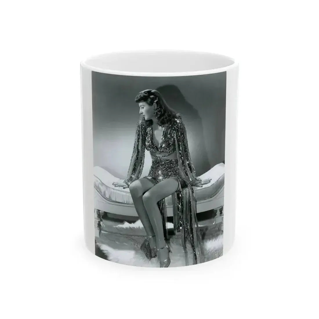 Barbara Stanwyck #153 (Vintage Female Icon) White Coffee Mug 11oz - Go Mug Yourself