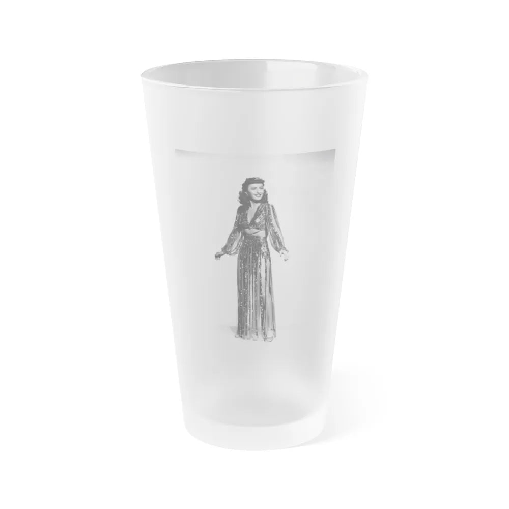 Barbara Stanwyck #154 (Vintage Female Icon) Frosted Pint Glass 16oz-16oz-Frosted-Go Mug Yourself