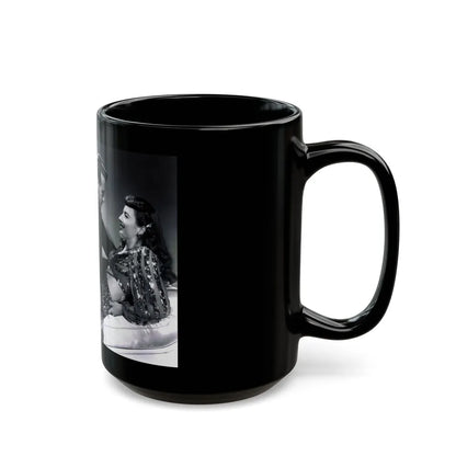 Barbara Stanwyck #155 (Vintage Female Icon) Black Coffee Mug-Go Mug Yourself