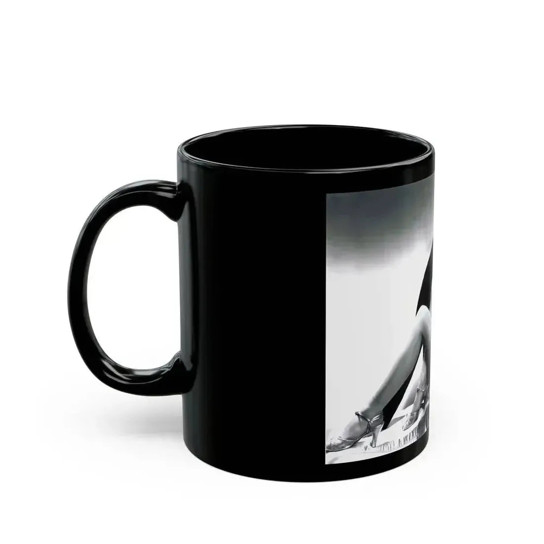 Barbara Stanwyck #155 (Vintage Female Icon) Black Coffee Mug - Go Mug Yourself