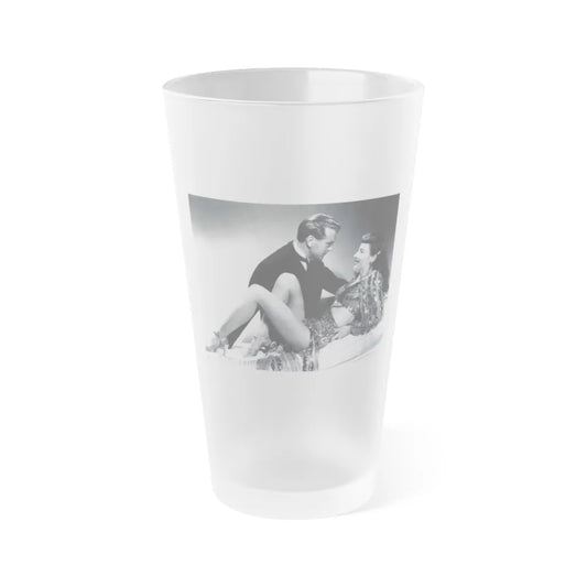 Barbara Stanwyck #155 (Vintage Female Icon) Frosted Pint Glass 16oz-16oz-Frosted-Go Mug Yourself