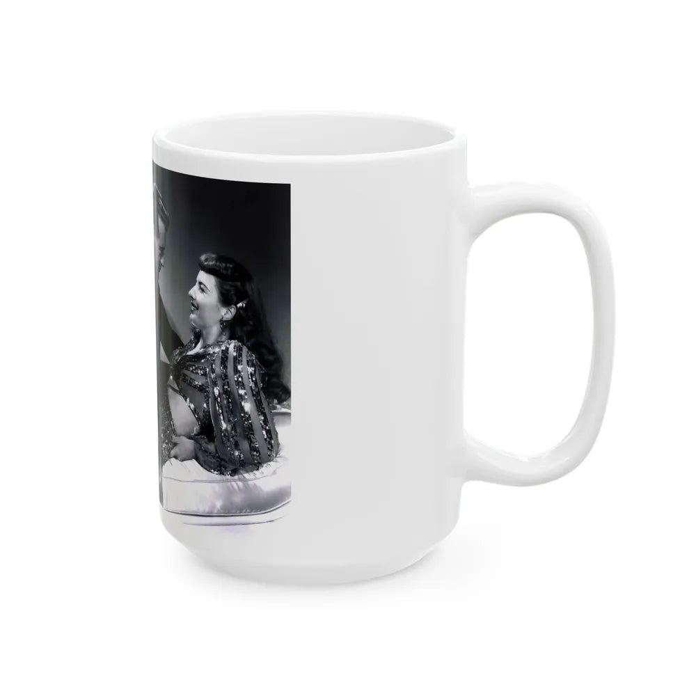 Barbara Stanwyck #155 (Vintage Female Icon) White Coffee Mug-Go Mug Yourself