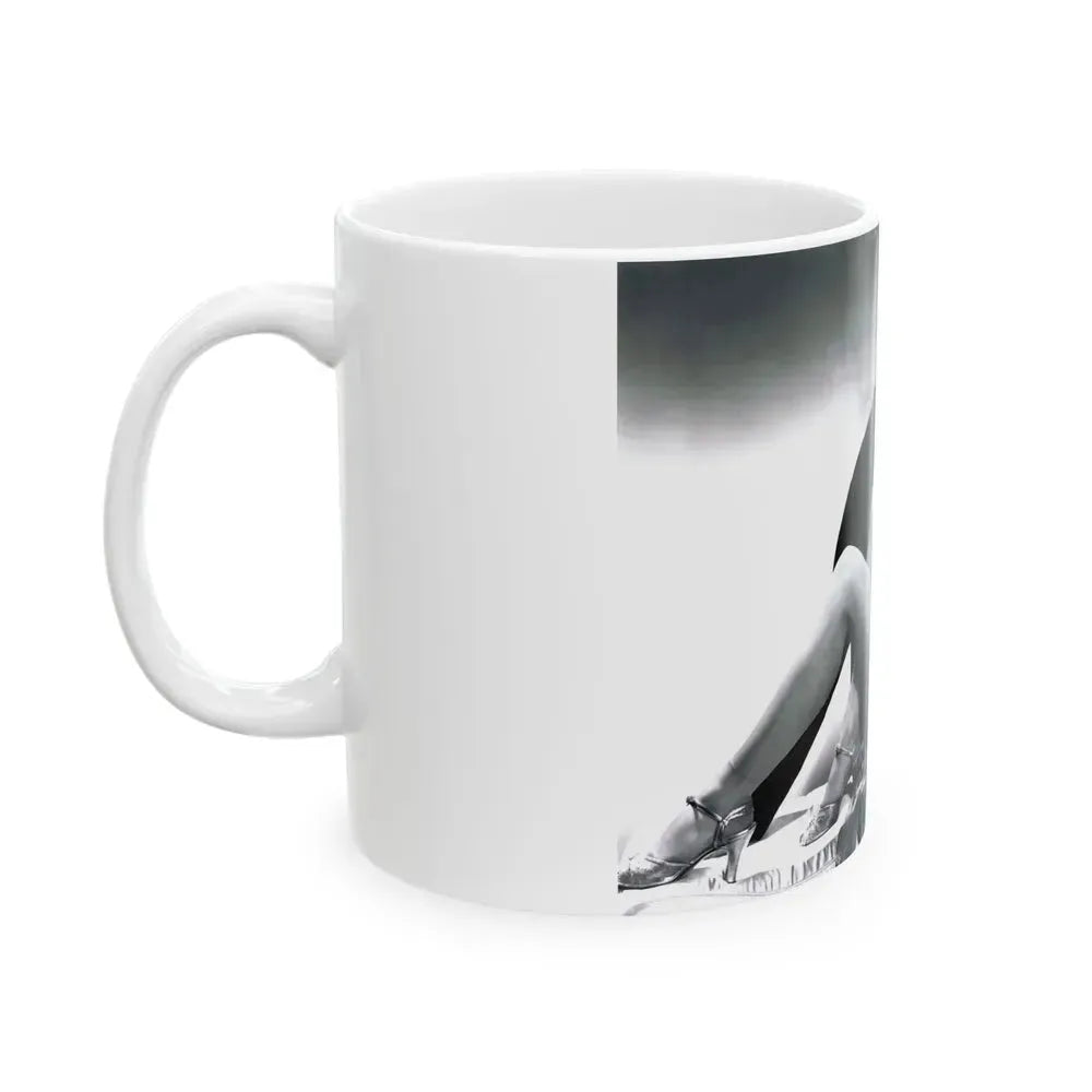 Barbara Stanwyck #155 (Vintage Female Icon) White Coffee Mug - Go Mug Yourself