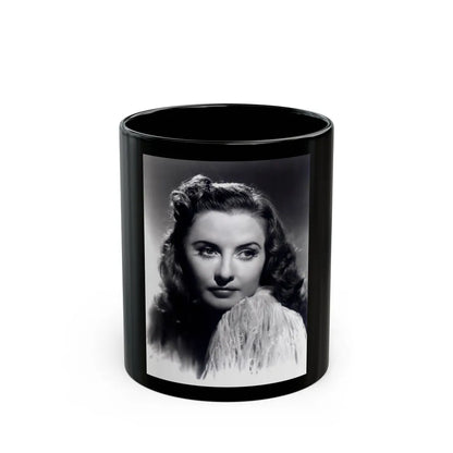 Barbara Stanwyck #156 (Vintage Female Icon) Black Coffee Mug-11oz-Go Mug Yourself