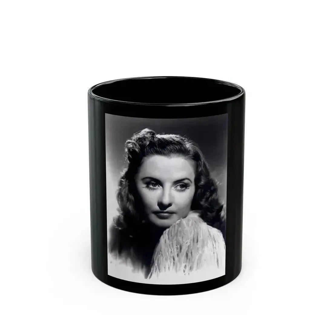 Barbara Stanwyck #156 (Vintage Female Icon) Black Coffee Mug 11oz - Go Mug Yourself