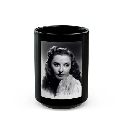 Barbara Stanwyck #156 (Vintage Female Icon) Black Coffee Mug 15oz - Go Mug Yourself