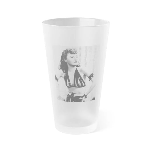 Barbara Stanwyck #158 (Vintage Female Icon) Frosted Pint Glass 16oz-16oz-Frosted-Go Mug Yourself