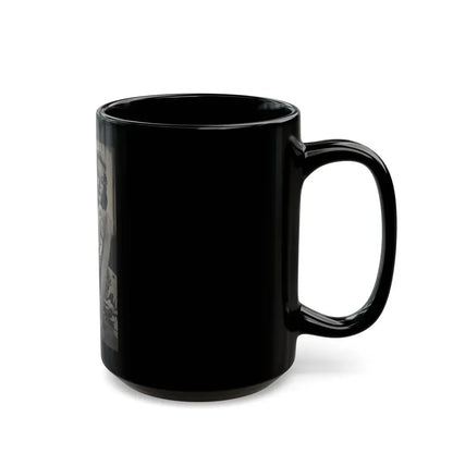 Barbara Stanwyck #162 - Physical Culture Pocket Mag. '46 - 1 B&W Photo (Vintage Female Icon) Black Coffee Mug - Go Mug Yourself